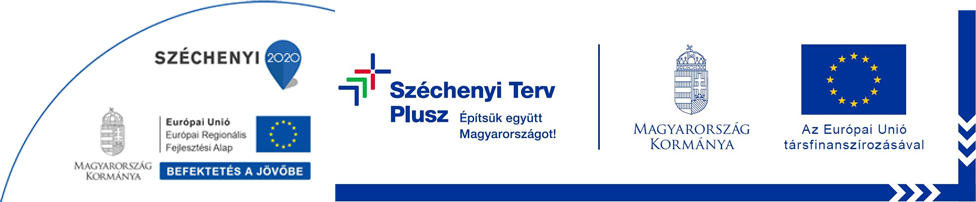 Széchenyi 2020 logó az alsó pozícióban